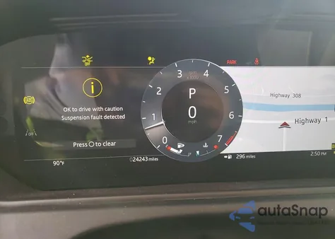 2025 Land Rover Range Rover Velar Dynamic Hse из США, поврежденный, VIN SALYM2FU4SA809388